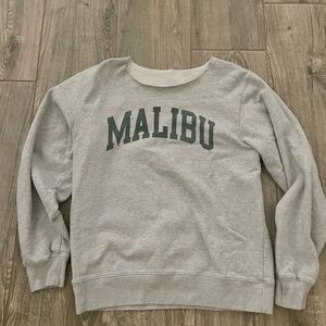 Grey trendy sweatshirt size S Brandy Melville